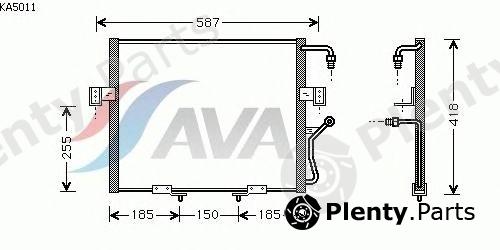  AVA QUALITY COOLING part KA5011 Condenser, air conditioning