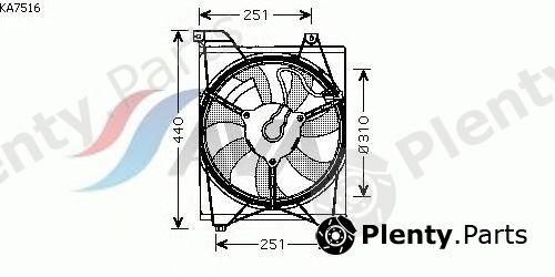  AVA QUALITY COOLING part KA7516 Fan, radiator