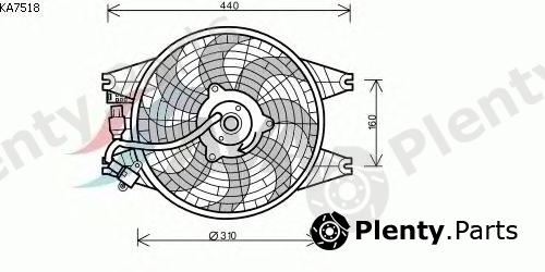  AVA QUALITY COOLING part KA7518 Fan, radiator