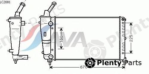  AVA QUALITY COOLING part LC2081 Radiator, engine cooling