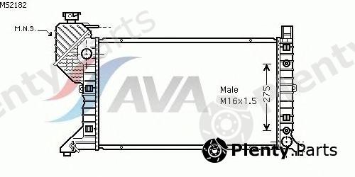  AVA QUALITY COOLING part MS2182 Radiator, engine cooling