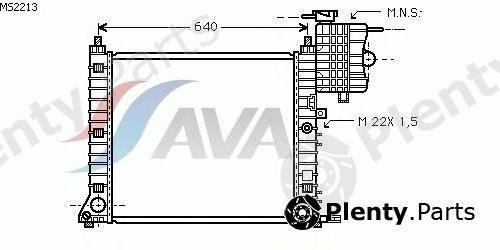  AVA QUALITY COOLING part MS2213 Radiator, engine cooling
