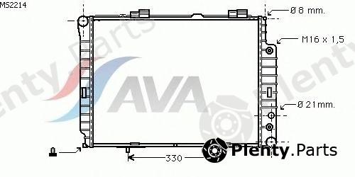  AVA QUALITY COOLING part MS2214 Radiator, engine cooling