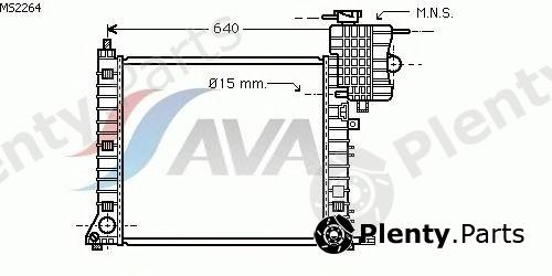  AVA QUALITY COOLING part MS2264 Radiator, engine cooling
