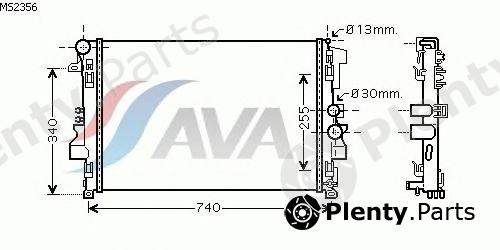  AVA QUALITY COOLING part MS2356 Radiator, engine cooling