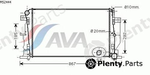  AVA QUALITY COOLING part MS2444 Radiator, engine cooling