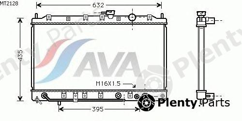  AVA QUALITY COOLING part MT2128 Radiator, engine cooling