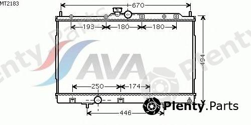  AVA QUALITY COOLING part MT2183 Radiator, engine cooling