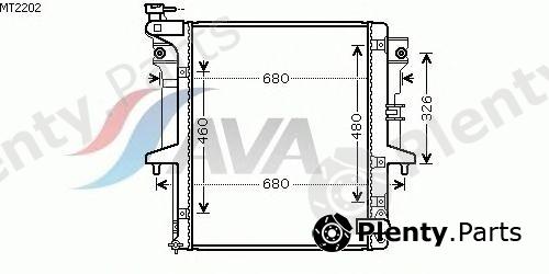  AVA QUALITY COOLING part MT2202 Radiator, engine cooling