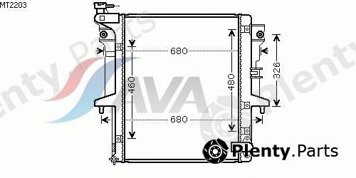  AVA QUALITY COOLING part MT2203 Radiator, engine cooling