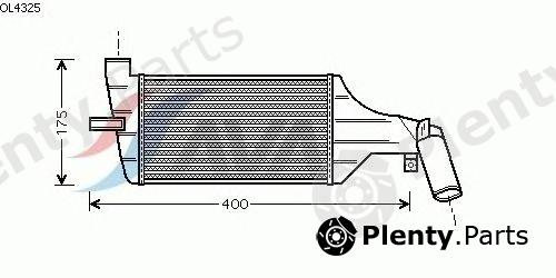  AVA QUALITY COOLING part OL4325 Intercooler, charger