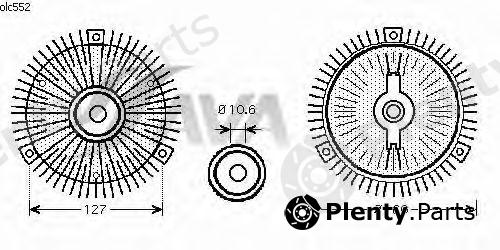  AVA QUALITY COOLING part OLC552 Clutch, radiator fan