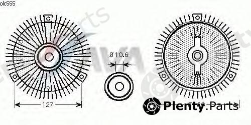  AVA QUALITY COOLING part OLC555 Clutch, radiator fan