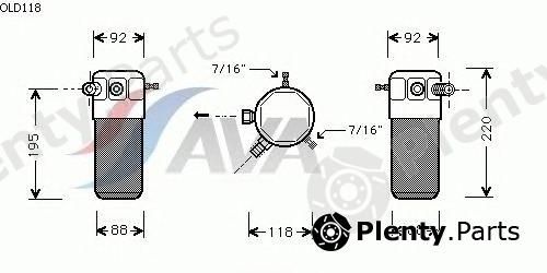  AVA QUALITY COOLING part OLD118 Dryer, air conditioning