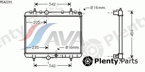  AVA QUALITY COOLING part PEA2241 Radiator, engine cooling
