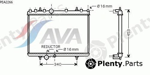  AVA QUALITY COOLING part PEA2266 Radiator, engine cooling