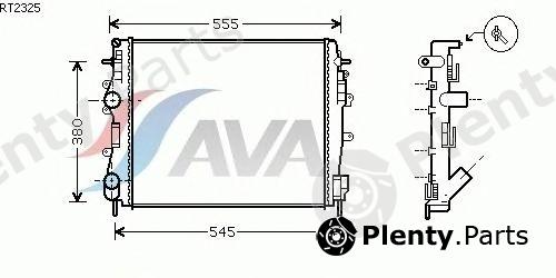  AVA QUALITY COOLING part RT2325 Radiator, engine cooling