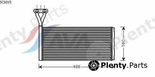  AVA QUALITY COOLING part SC6015 Heat Exchanger, interior heating