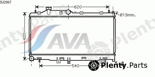 AVA QUALITY COOLING part SU2067 Radiator, engine cooling