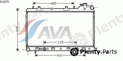  AVA QUALITY COOLING part SU2075 Radiator, engine cooling