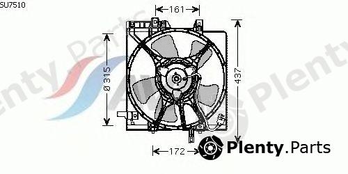  AVA QUALITY COOLING part SU7510 Fan, radiator
