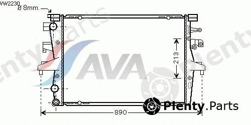  AVA QUALITY COOLING part VW2230 Radiator, engine cooling