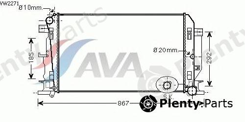  AVA QUALITY COOLING part VW2271 Radiator, engine cooling