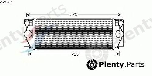  AVA QUALITY COOLING part VW4267 Intercooler, charger