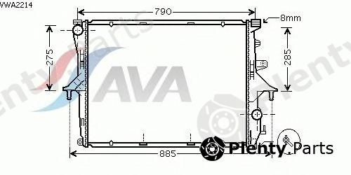  AVA QUALITY COOLING part VWA2214 Radiator, engine cooling