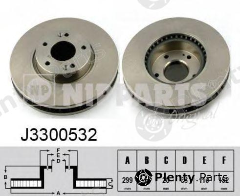  NIPPARTS part J3300532 Brake Disc