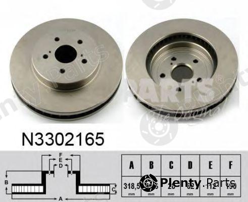  NIPPARTS part N3302165 Brake Disc