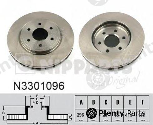  NIPPARTS part N3301096 Brake Disc