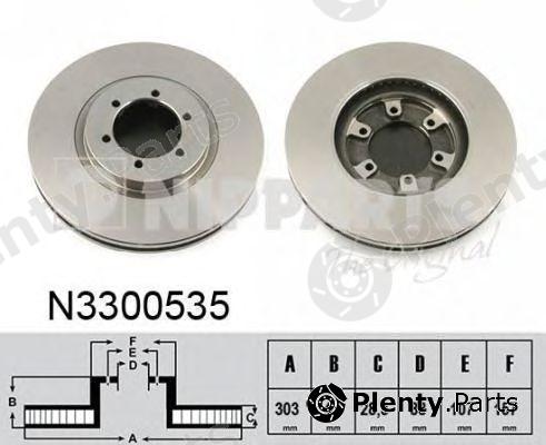  NIPPARTS part N3300535 Brake Disc