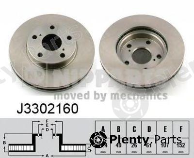  NIPPARTS part J3302160 Brake Disc