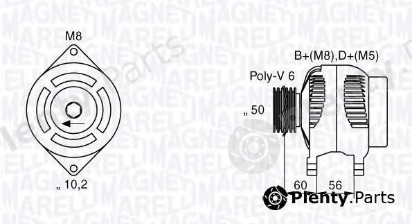  MAGNETI MARELLI part 063533479010 Alternator