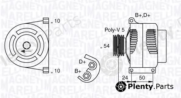  MAGNETI MARELLI part 063377027010 Alternator