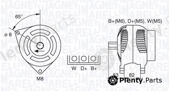  MAGNETI MARELLI part 063377466010 Alternator