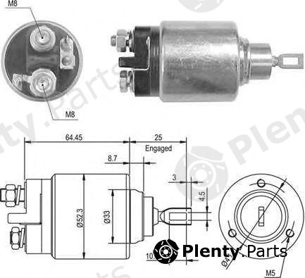  MAGNETI MARELLI part 940113050011 Solenoid Switch, starter