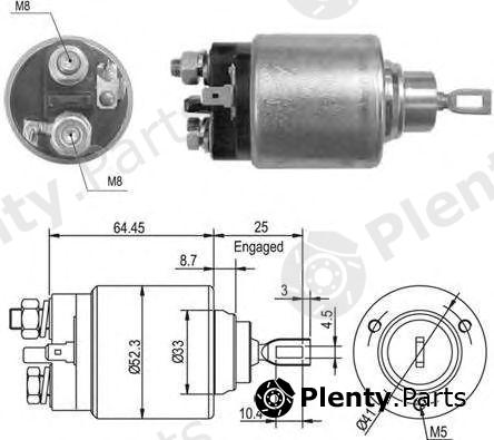  MAGNETI MARELLI part 940113050012 Solenoid Switch, starter