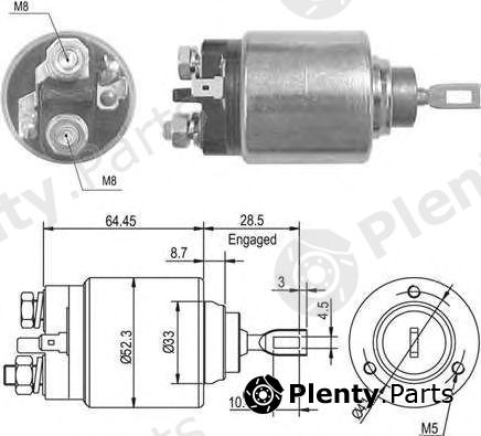  MAGNETI MARELLI part 940113050013 Solenoid Switch, starter