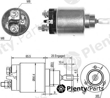  MAGNETI MARELLI part 940113050407 Solenoid Switch, starter