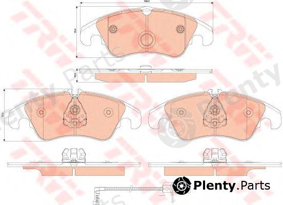  TRW part GDB1916 Brake Pad Set, disc brake