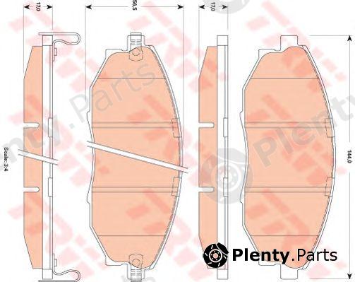 TRW part GDB4179 Brake Pad Set, disc brake