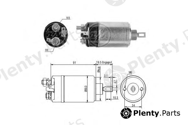  ERA part ZM521 Solenoid Switch, starter