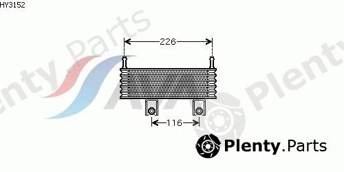  AVA QUALITY COOLING part HY3152 Oil Cooler, automatic transmission