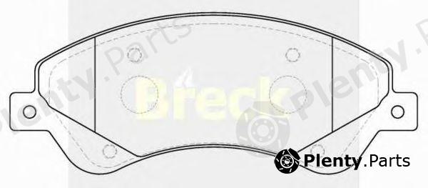  BRECK part 244850070310 Brake Pad Set, disc brake