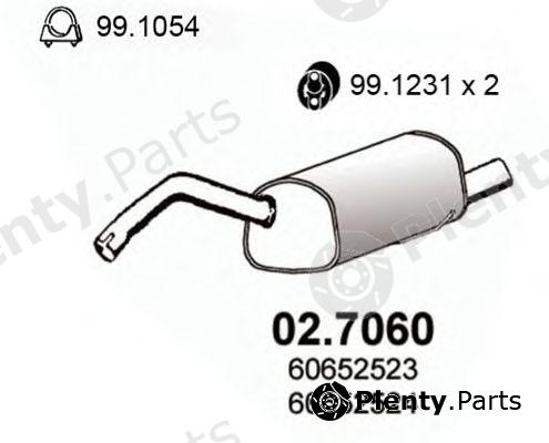  ASSO part 02.7060 (027060) End Silencer