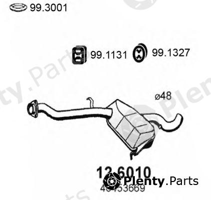  ASSO part 12.6010 (126010) Middle Silencer