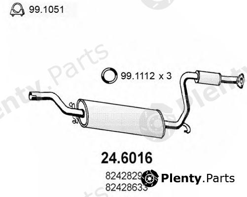  ASSO part 24.6016 (246016) Middle Silencer