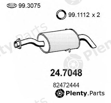  ASSO part 24.7048 (247048) End Silencer